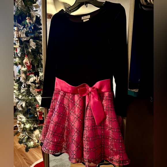 Bobbie Jean A Line‎ Full Skirt Velvet Sequins Size 16. Formal/ Easter/Party - Picture 11 of 11